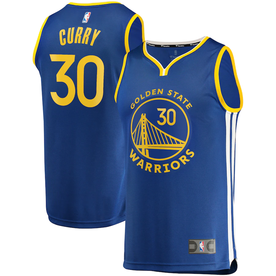Stephen Curry Golden State Warriors Fanatics Branded Fast Break Replica Player Jersey - Royal - Icon Edition